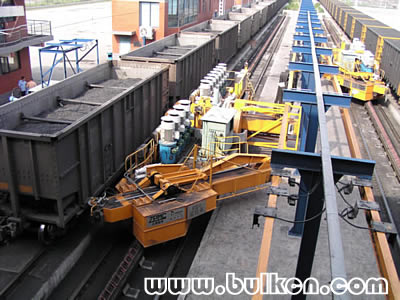 国投京塘港煤码头翻车机系统定位车 
